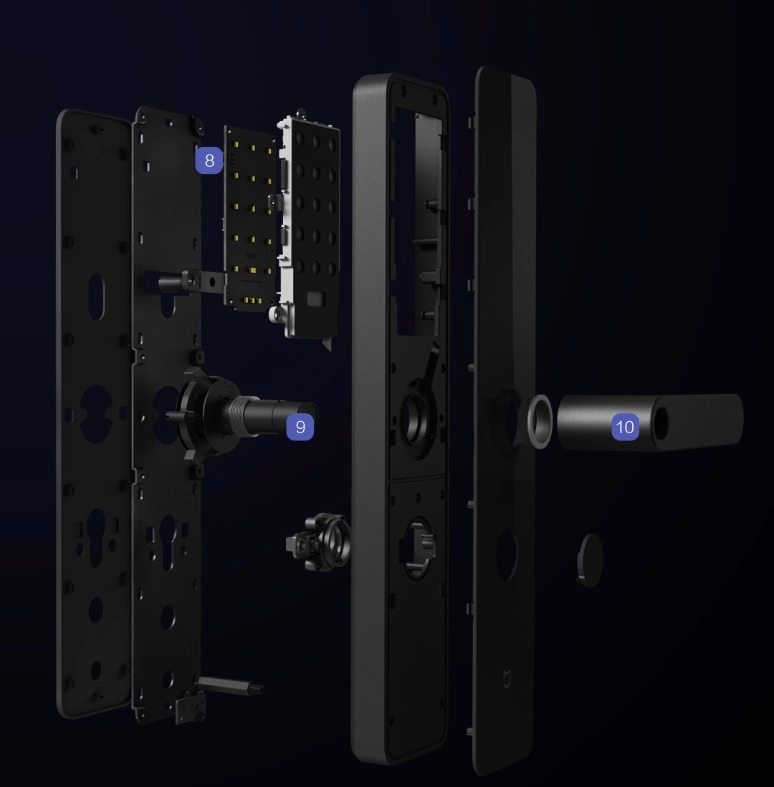 Khóa cửa thông minh Xiaomi Mijia MJZNMS02LM (mật mã, quét vân tay, chìa khóa, NFC)